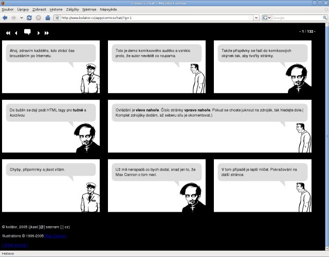 comics chat screenshot